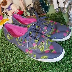 CLEARANCE - Keds with Purple Berry Print